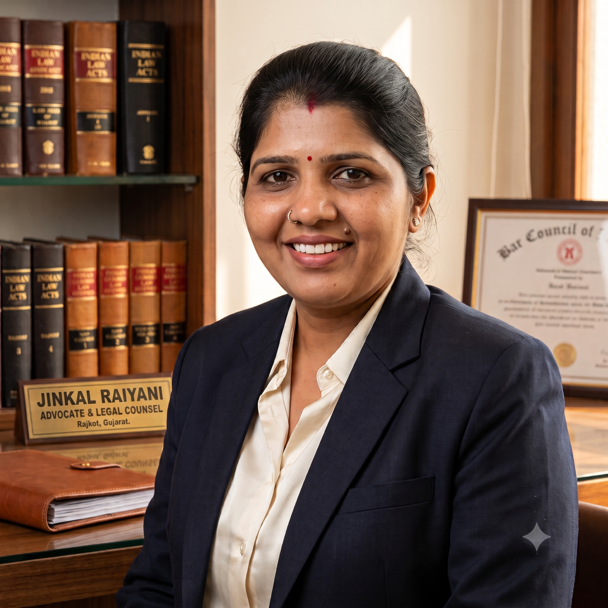 Founder and Principal Advocate Jinkal Raiyani